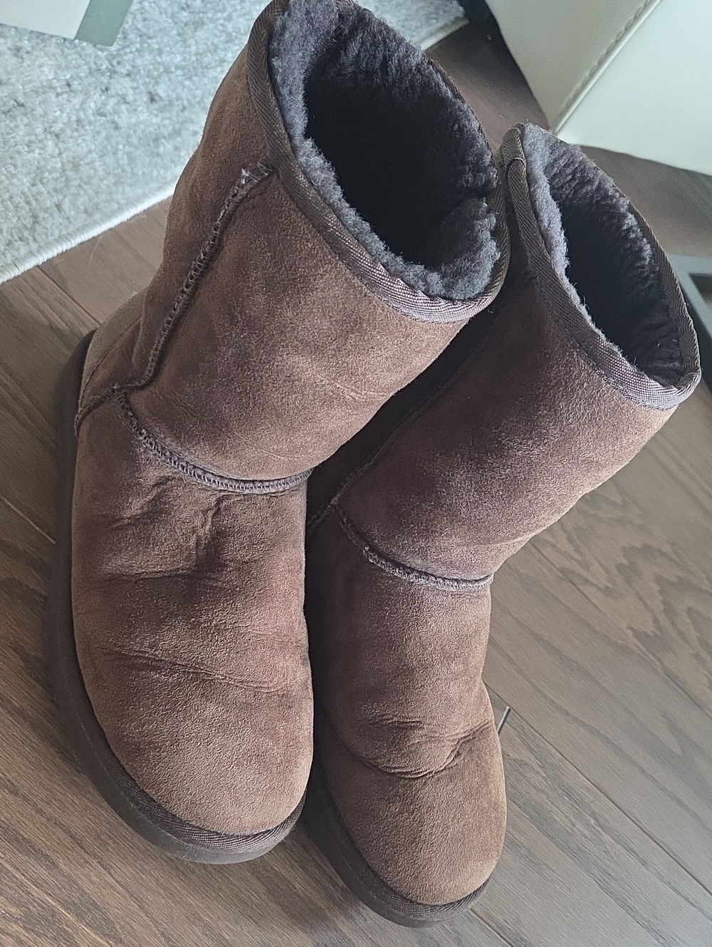 UGG Classic Suede Winter Boots in Brown